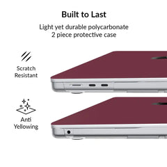 Burgundy 1990 MacBook Case