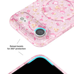 Pink Hanukkah Glitter iPhone Case