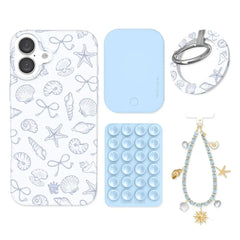 Coastal Seashells iPhone Bundle Set - Grip