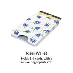Blueberry Baby MagSafe Wallet