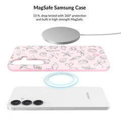 Pink Coastal Seashells Samsung Bundle Set