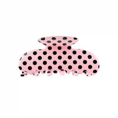 Princess Pink Polkadot Hair Clip