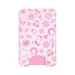 Pink Christmas MagSafe Wallet