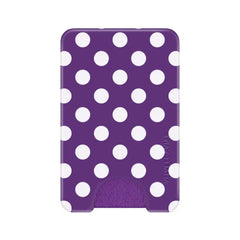 Violet Glow Polka Dot MagSafe Wallet