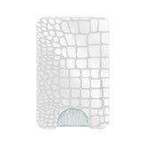 White Croc MagSafe Wallet