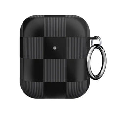 Noir Vibe Checkered AirPod Case