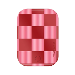Rose Vibe Checkered Portable MagSafe Charger Power Pack