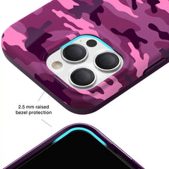 Magenta Camo iPhone Case