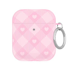 Dolly Pink Gingham AirPod Case