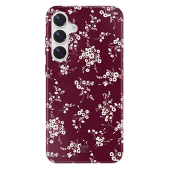 French Burgundy Floral Samsung Case
