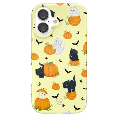 Purrfect Pumpkins iPhone Case