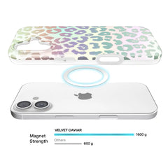 White Opal Leopard iPhone Case