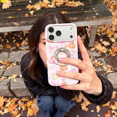 Pink Pumpkin Princess MagSafe Grip Ring