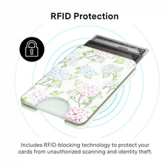 Hydrangea Floral MagSafe Wallet