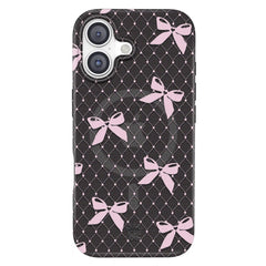 Lacy Pink Bows iPhone Case