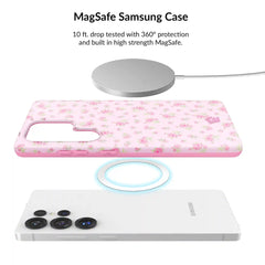Dainty Pink Floral Samsung Bundle Set
