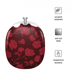 Dark Cherry Floral AirPod Max Case