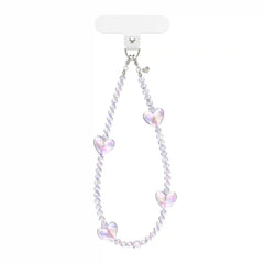 Holo Heart Phone Charm