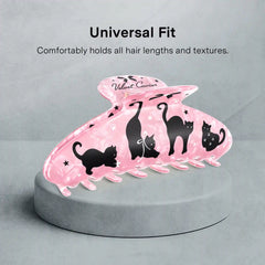 Lucky Kittens Large Hair Clip