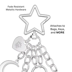 Lucky Star Locket Bag Charm
