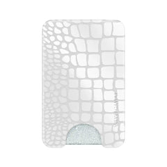 White Croc MagSafe Wallet