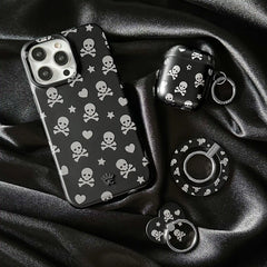 Chrome Skulls Phone Ring