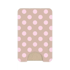 Brown Sugar Polka Dot MagSafe Wallet