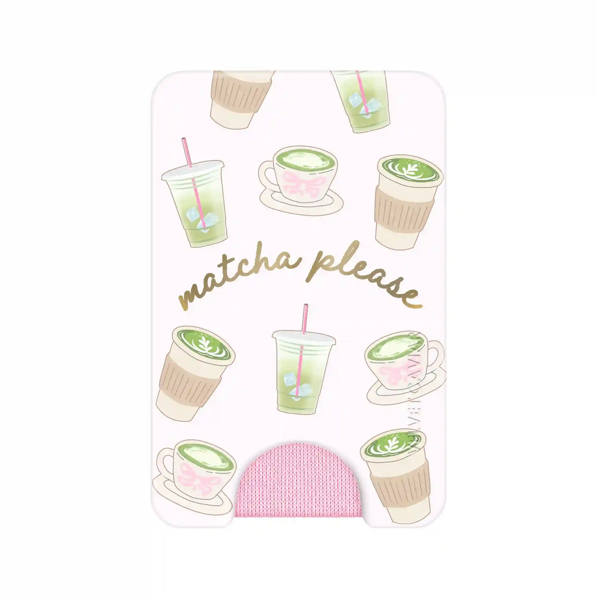 Matcha Please MagSafe Wallet