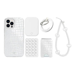 White Croc iPhone Bundle Set