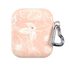 Peach Blossom Floral AirPod Case