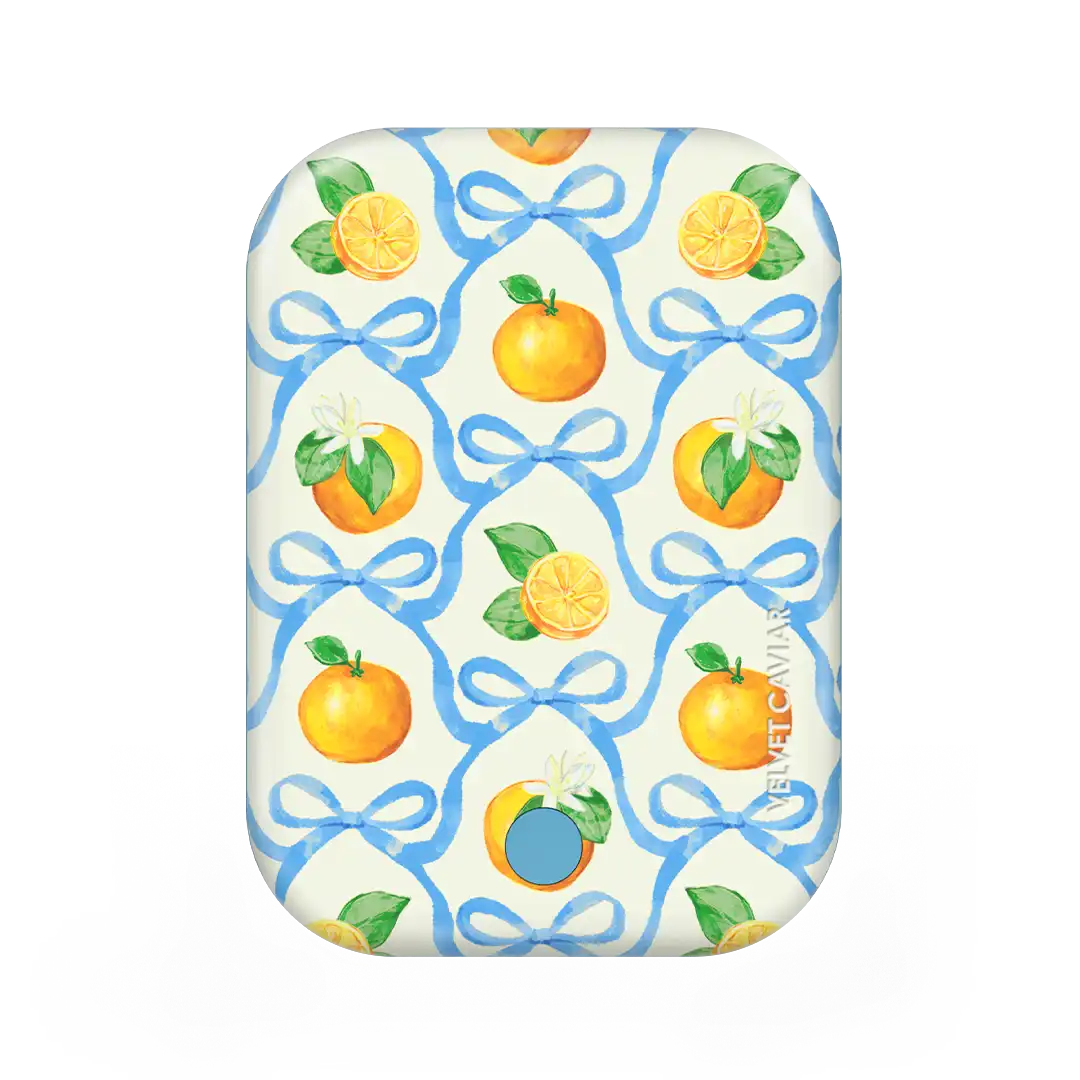 Orange Blossom Portable MagSafe Charger Power Pack