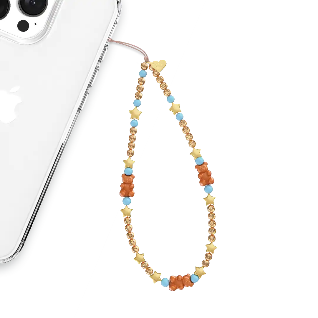 Cowboy Teddy Phone Charm