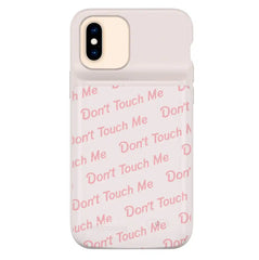Don't Touch Me iPhone Charging Case