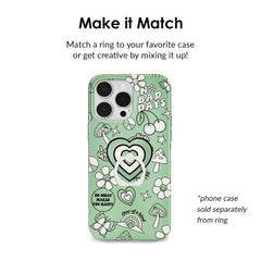 Good Vibes Matcha Phone Ring