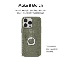 Olive Leopard Phone Ring