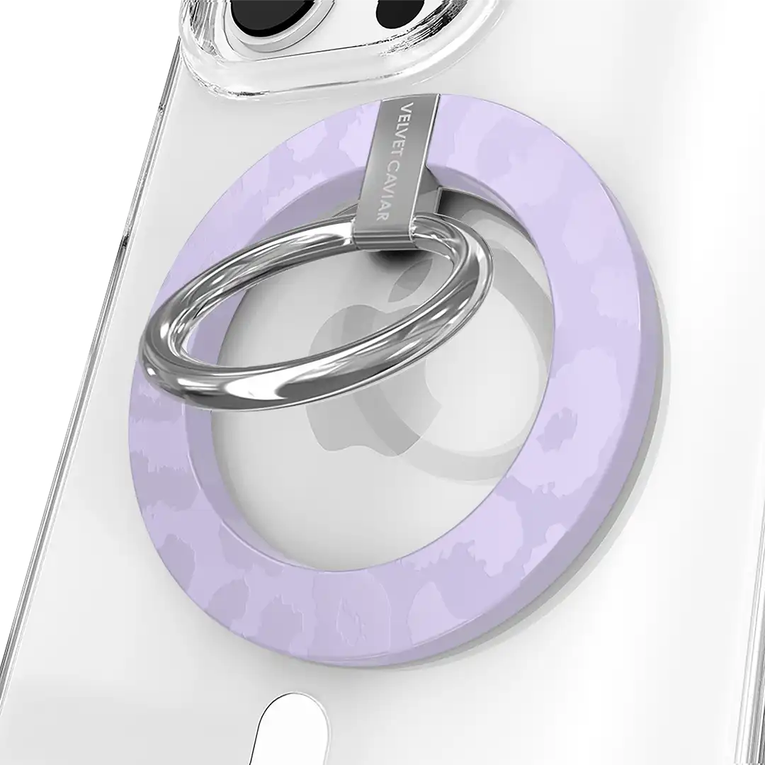 Lilac Leopard MagSafe Grip Ring