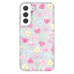 Sweet Hearts Glitter Samsung Case