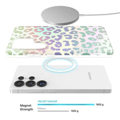 White Opal Leopard Samsung Case