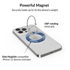 Denim Vibe Checkered MagSafe Grip Ring
